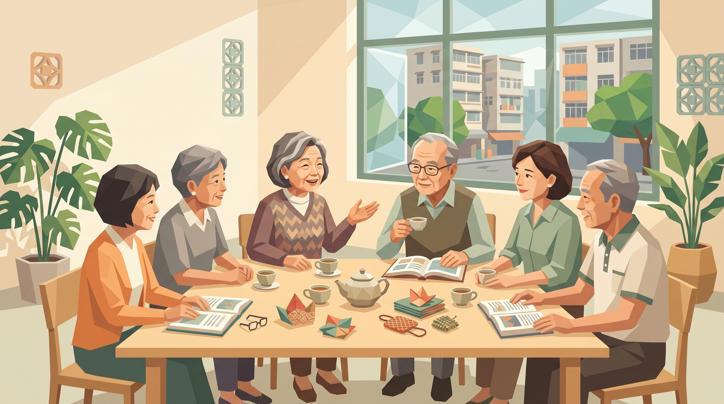 社區學習與陪伴插圖